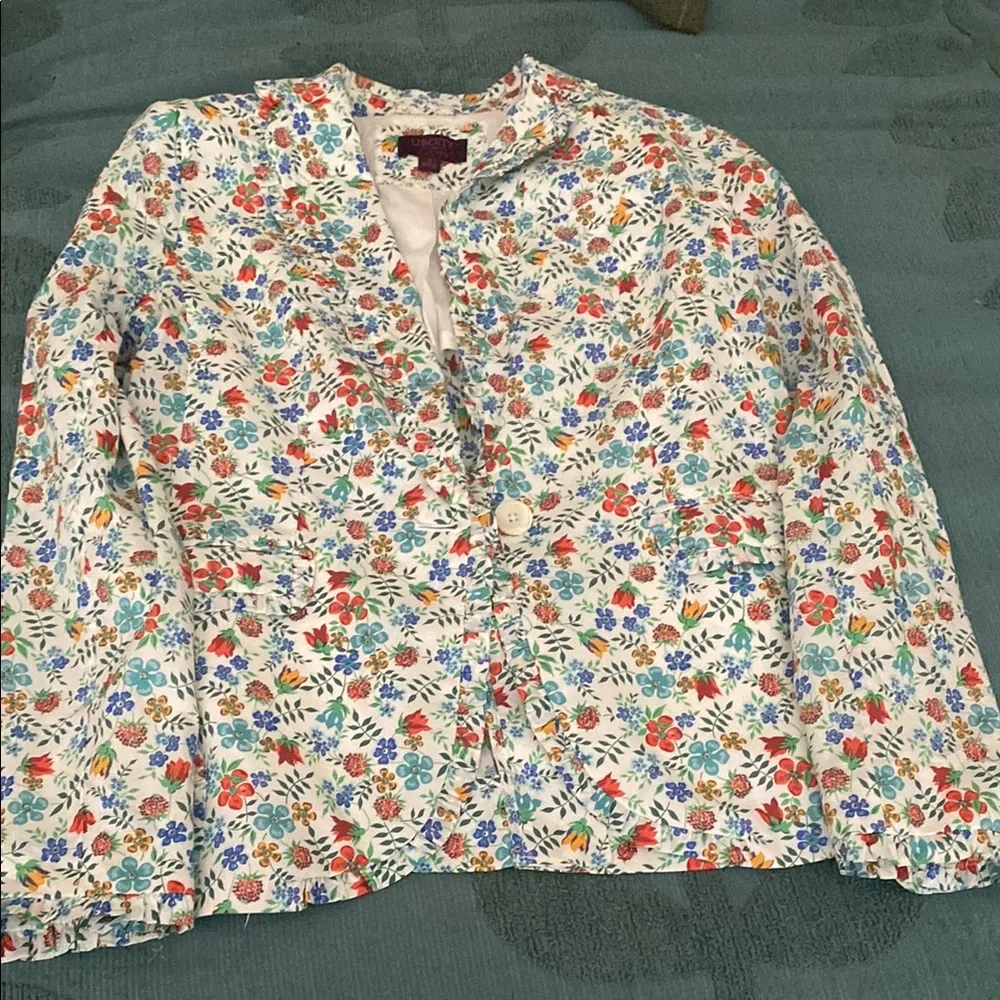 J.Crew Liberty Print Women’s Blazer - Picture 2 of 10